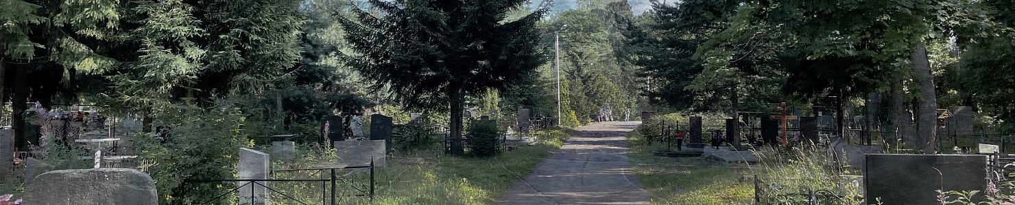 Городское кладбище г. Пикалёво в   Ленинградской области