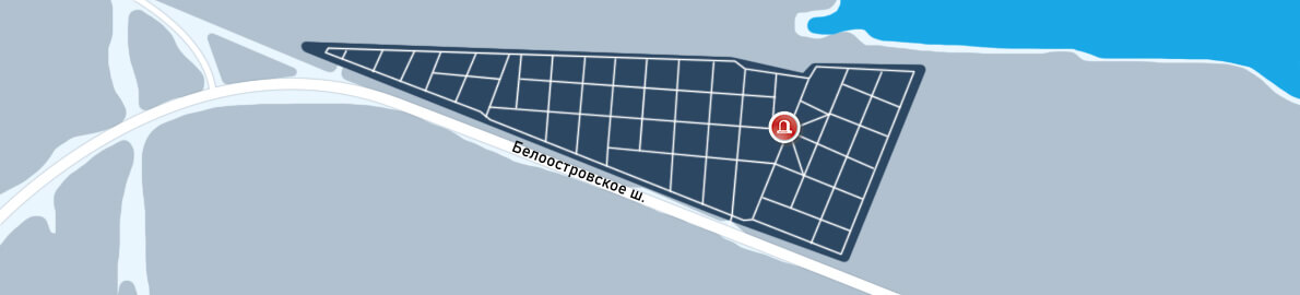 Схема Белоостровского кладбища