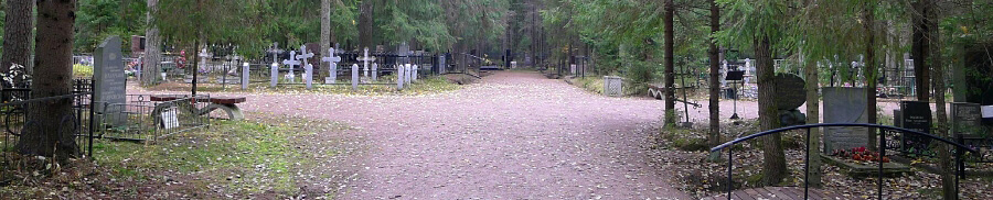 Комаровское кладбище в Санкт Петербурге