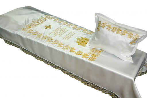 Комплект в гроб «Храмовый» (вышивка)