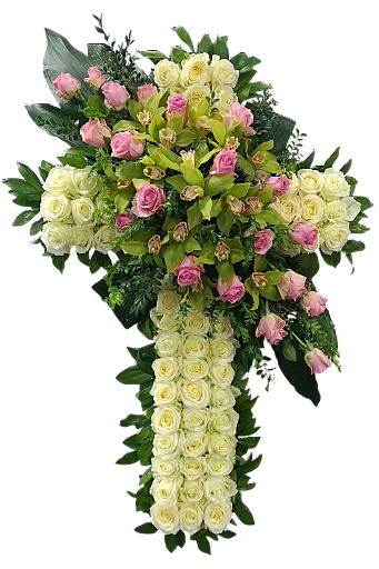 Венок ритуальный «Крест» (ВЖК)