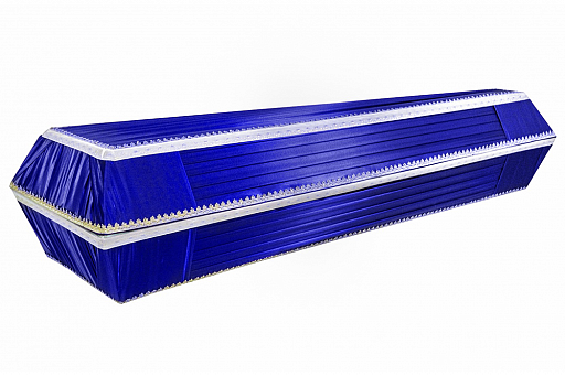 Гроб «Траур» атлас 