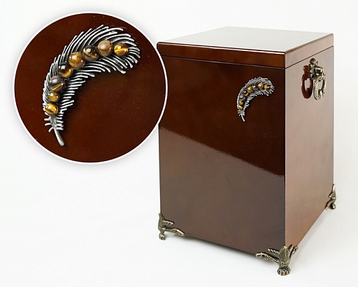 Урна для праха «Эксклюзив» коричневая