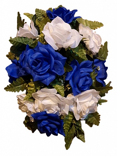 Траурная композиция «Стандарт» синий