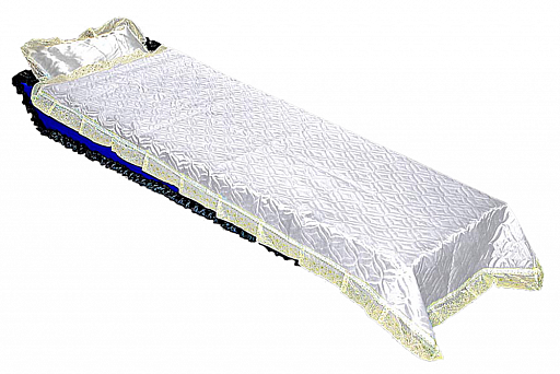 Покрывало в гроб «Атлас» (стежка) без религиозной символики