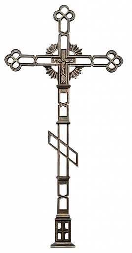 Крест на могилу «Литой» эконом