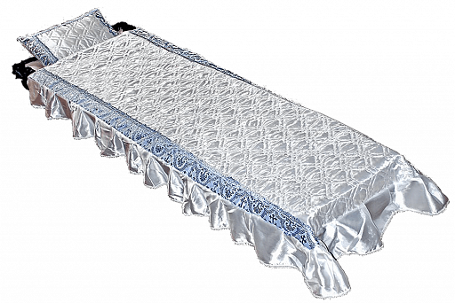 Комплект в гроб «Собор» (подушка, покрывало)