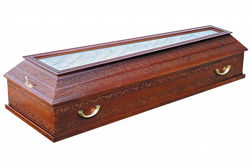 Гроб «Витязь ковид» 4‑гранный 