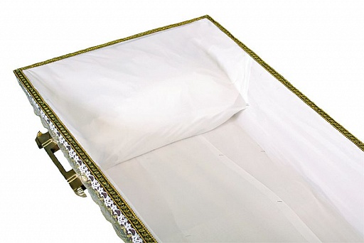 Внутренняя обивка гроба «Шелк» без наволочки