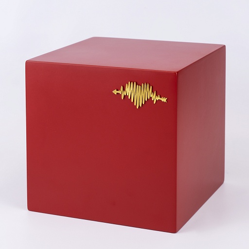 Урна для праха «Куб» красный